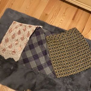 3 skirt two are Ann Taylor loft the sequin one is Verty